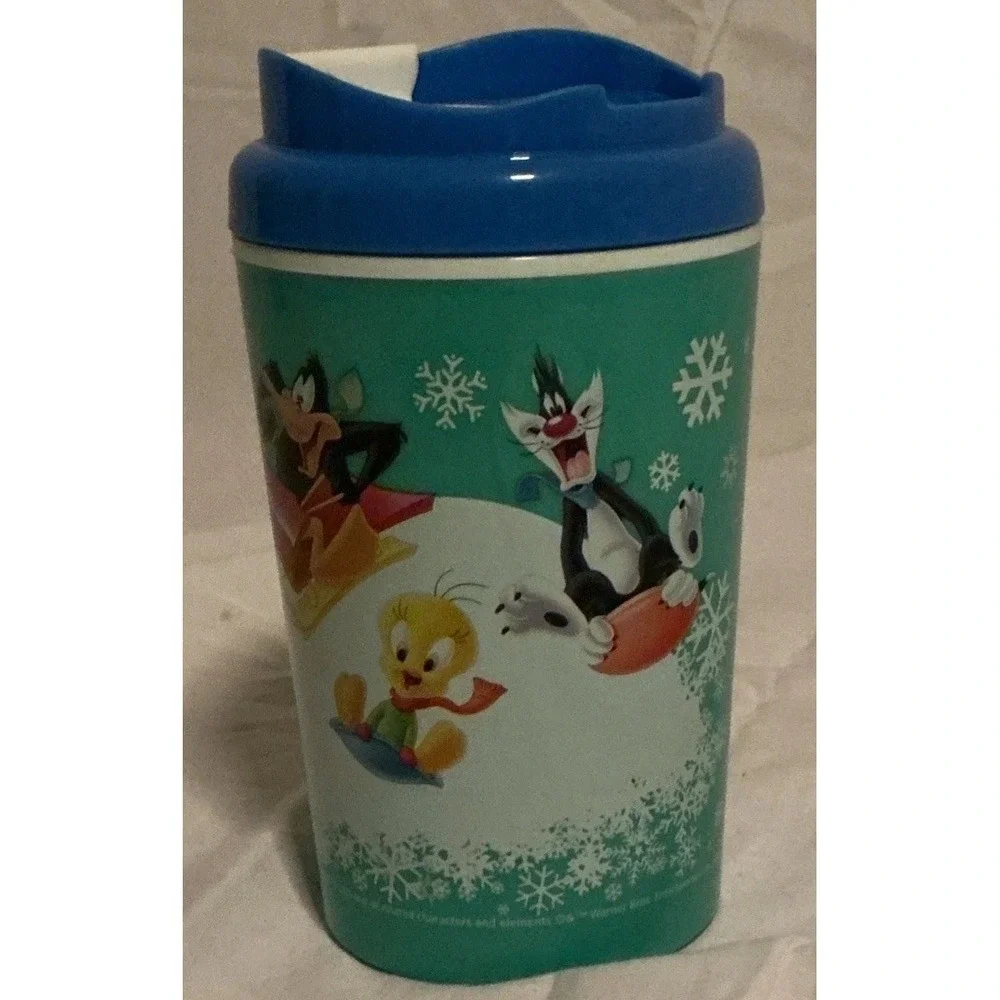 Zak! Sippy Cup Tumbler 12oz‎ Warner Brothers Looney Toons with Closing Lid